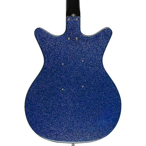 Danelectro 59M NOS+ Blue Metalflake Electric Guitar